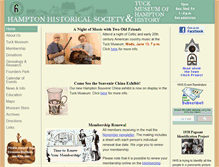 Tablet Screenshot of hamptonhistoricalsociety.org